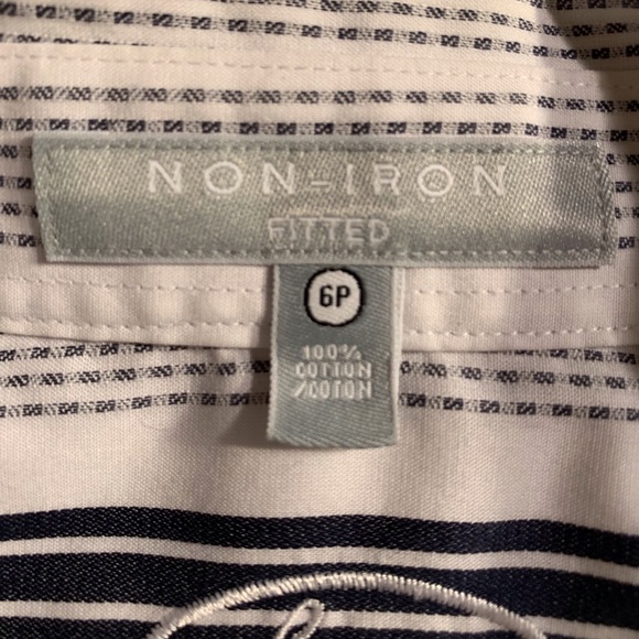 EUC Top: "Fitted Fit", High Quality, 2/3-Sleeve, Stripes & Stutter-Striped - Picture 3 of 9